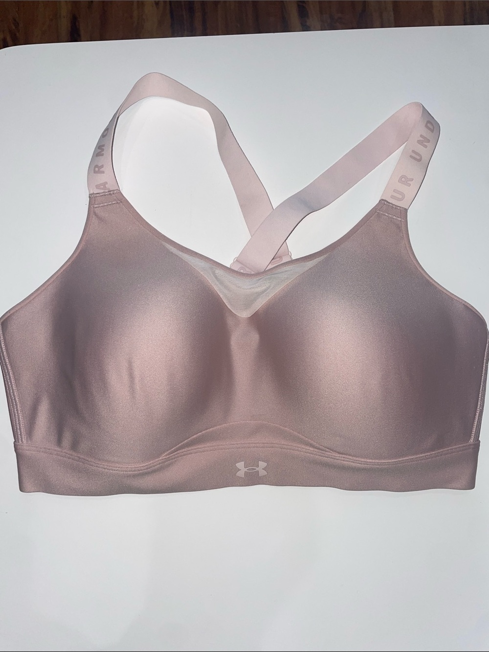 Under Armour Infinity High Bra convertible back pink Size XL NWT